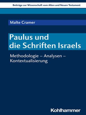 cover image of Paulus und die Schriften Israels
